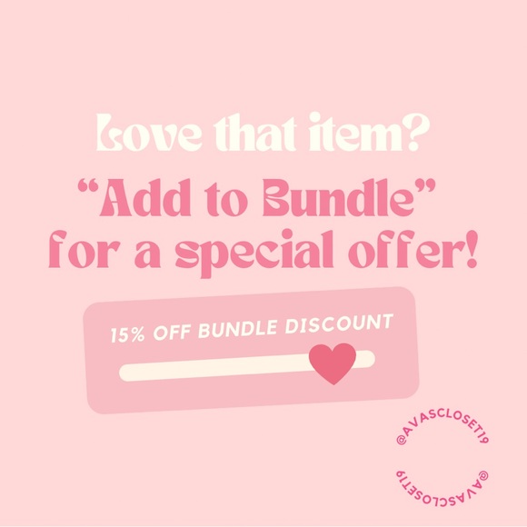 Bundle discount - Picture 1 of 1